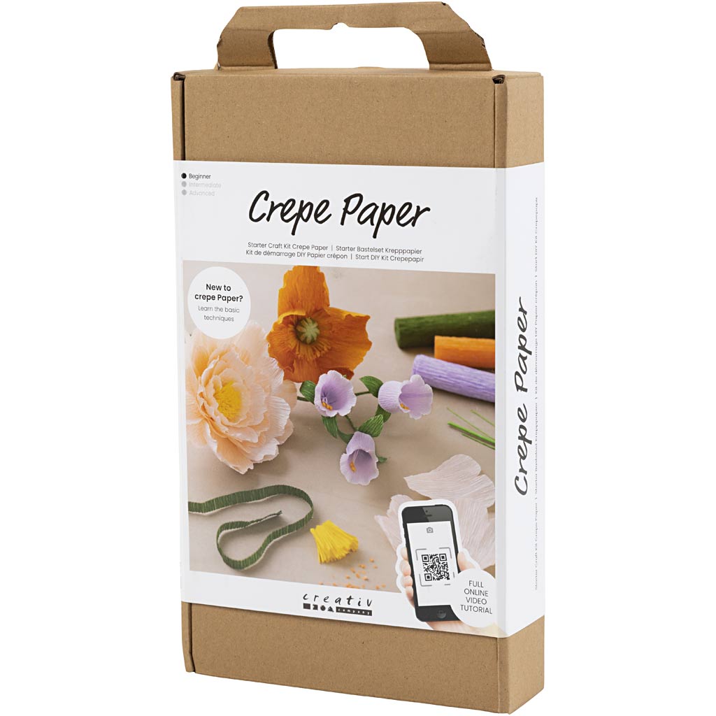 Start DIY Kit Crepepapir, ass. farver, 1 pk.