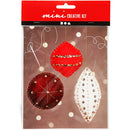 Mini DIY Kit, filtornamenter, H: 9,5+10+15 cm, 1 sæt