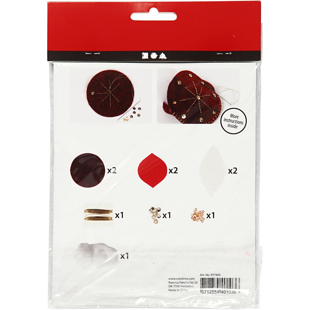 Mini DIY Kit, filtornamenter, H: 9,5+10+15 cm, 1 sæt