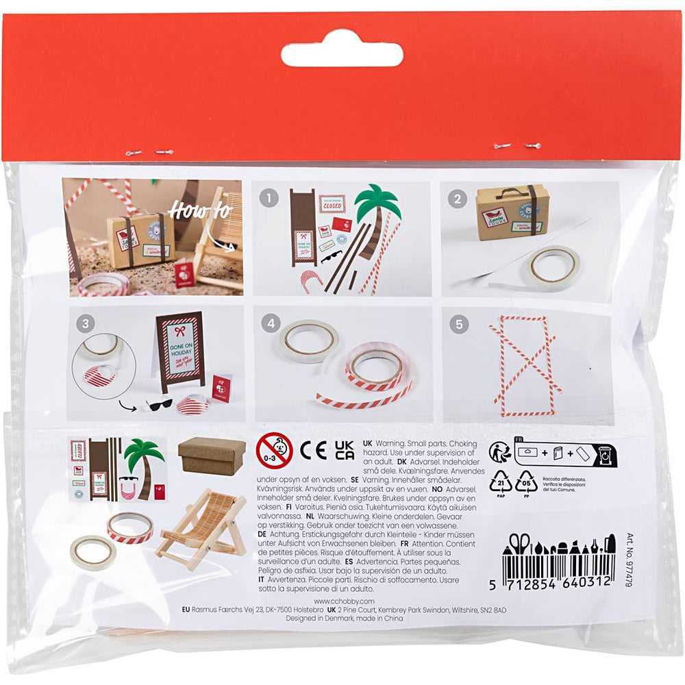 Mini DIY Kit Nissens Dør, På ferie, 1 pk.