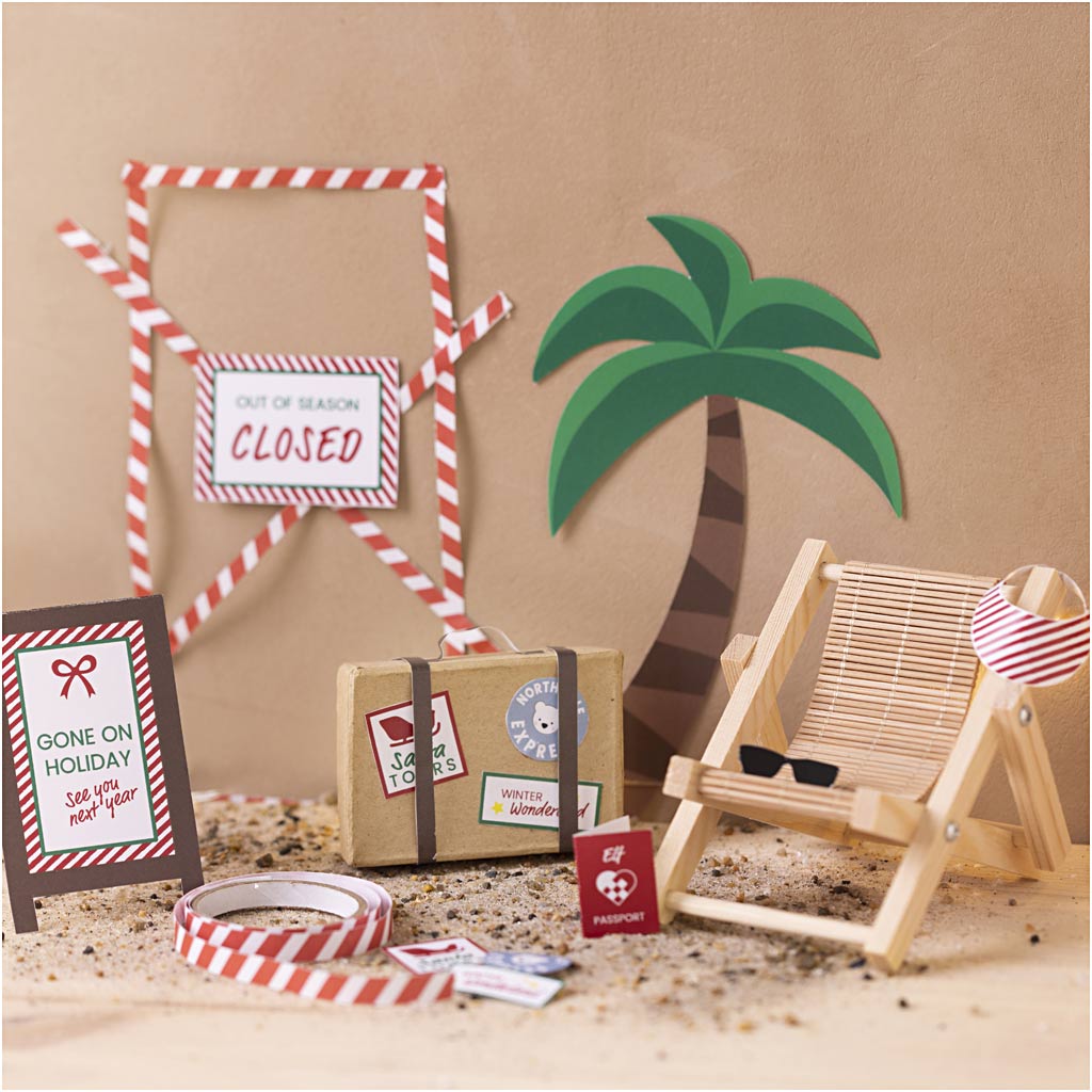 Mini DIY Kit Nissens Dør, På ferie, 1 pk.