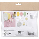 Mini DIY Kit Syning, Påskeæg, pastelfarver, 1 pk.