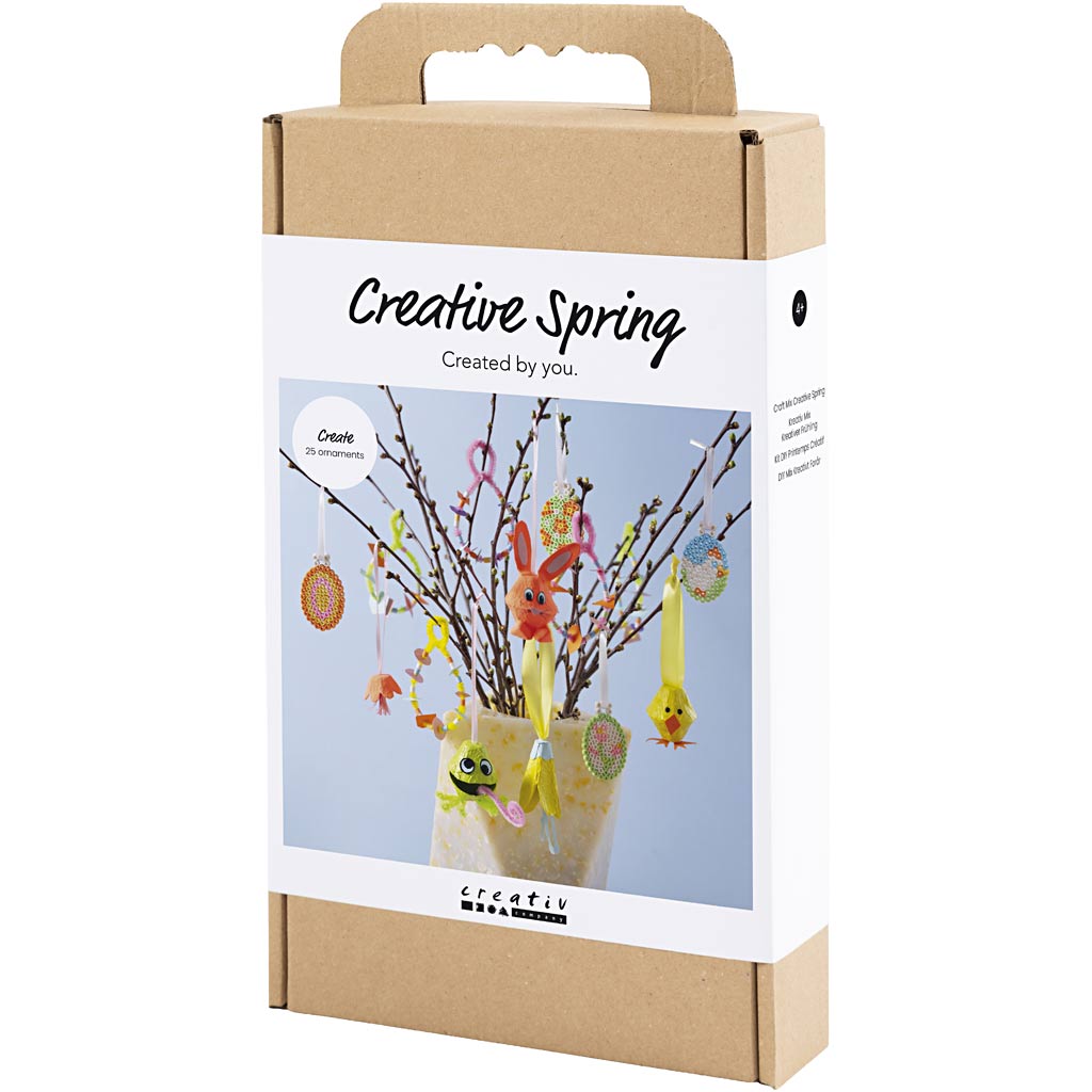 DIY Mix Kreativt Forår, ass. farver, 1 pk.