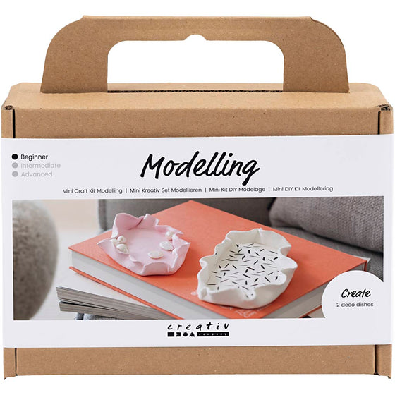 Mini DIY Kit Modellering, Skål, 1 pk.