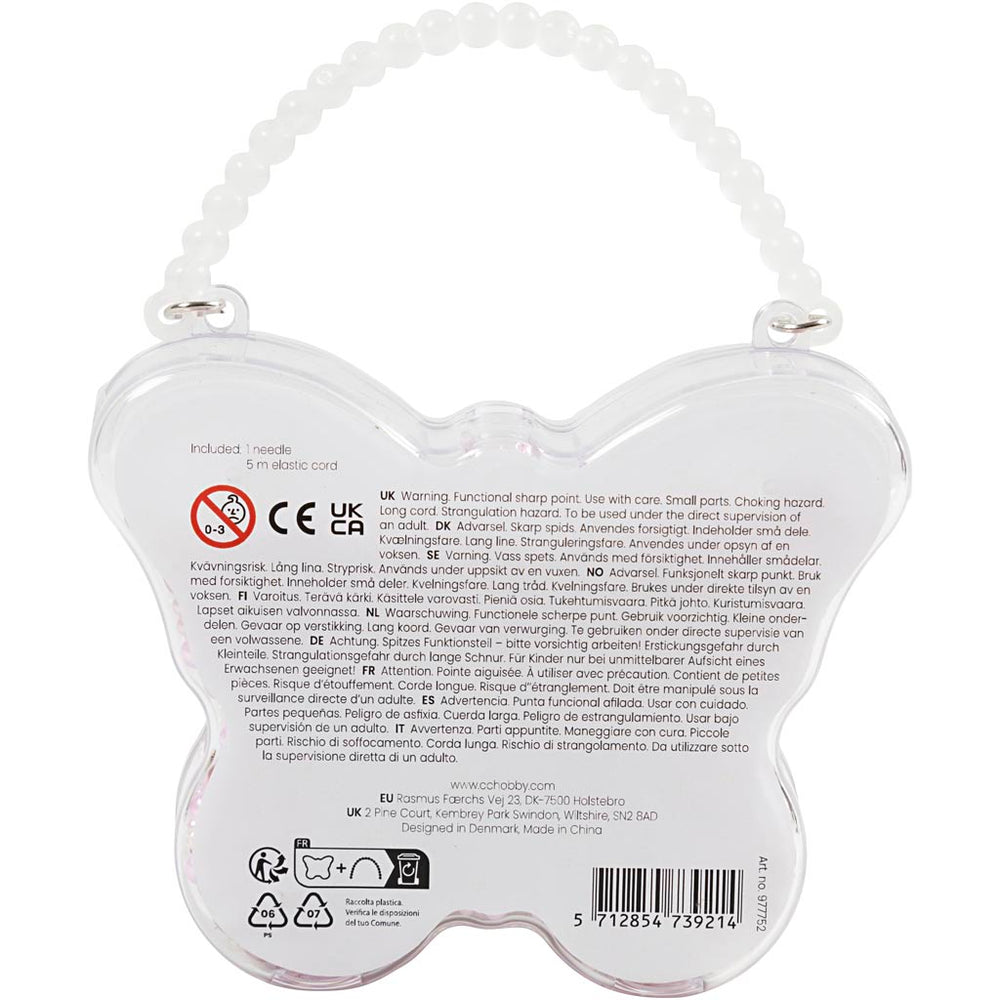 Voksperler, hulstr. 1,3-2,5 mm, pastelorange, soft rosa, lys lilla, perlemor, 127 g, 1 pk.