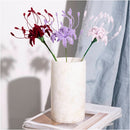 Mini DIY Kit Chenilleblomster, Spider lily, soft rosa, lys lilla, mørk rød, 1 pk.