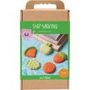 DIY Kit Sæbefremstilling, Frugt, grøn, orange, 1 pk.