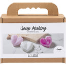 Mini DIY Kit Sæbefremstilling, Hjerte, pink, 1 pk.