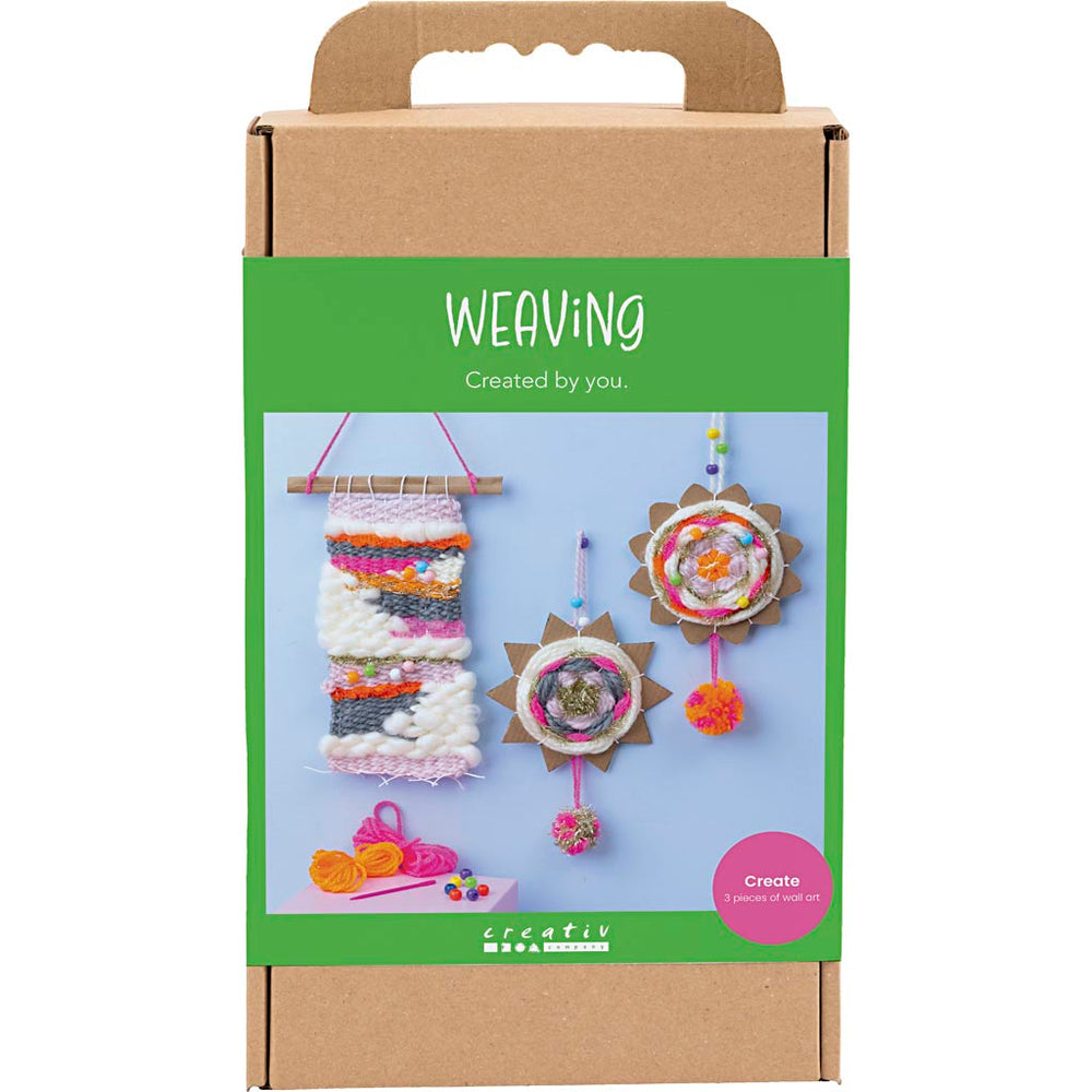 DIY Kit Vævning, Vægophæng, ass. farver, 1 pk.