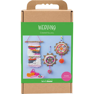 DIY Kit Vævning, Vægophæng, ass. farver, 1 pk.