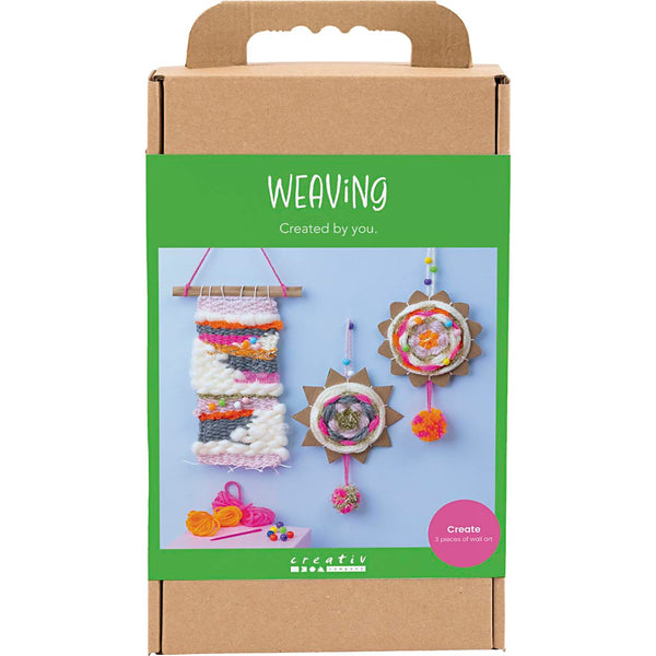DIY Kit Vævning, Vægophæng, ass. farver, 1 pk.