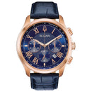 Bulova Classic blåt herreur 97b170