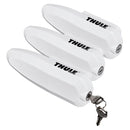 Thule universallås hvid - 3 stk.
