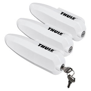 Thule universallås hvid - 3 stk.