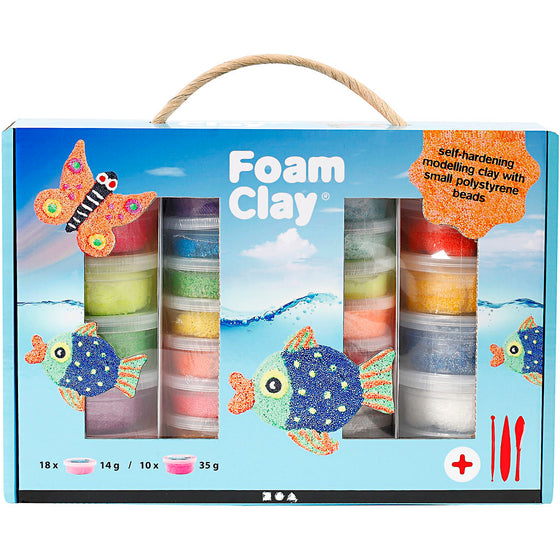 Foam Clay® Gaveæske, ass. farver, 1 sæt