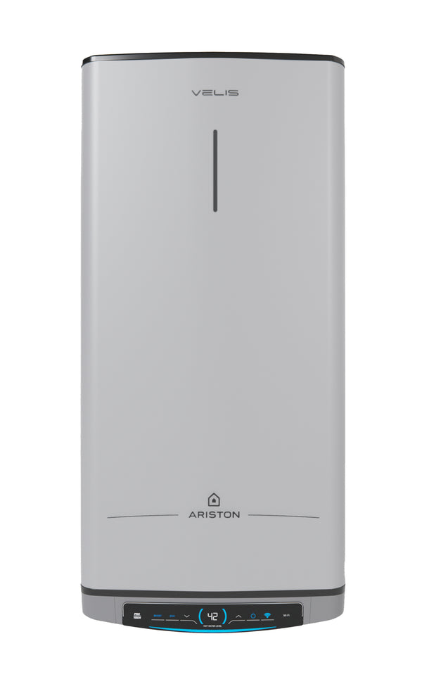 Ariston VELIS TECH WIFI 50 EU Horisontal/vertikal Tank (vandbeholder) Solo-kedelsystem Sølv