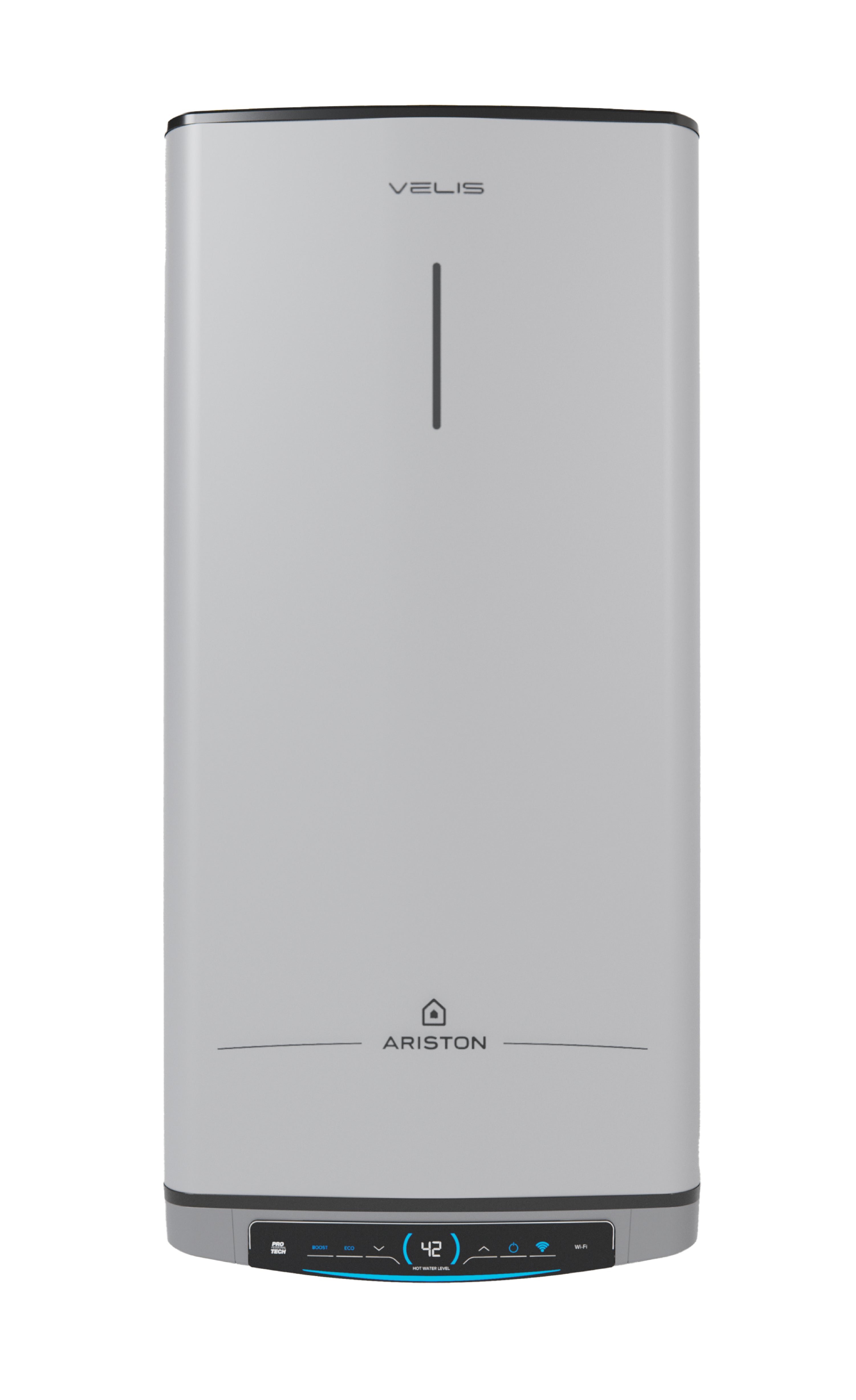 Ariston VELIS TECH WIFI 80 EU Horisontal/vertikal Tank (vandbeholder) Solo-kedelsystem Sølv