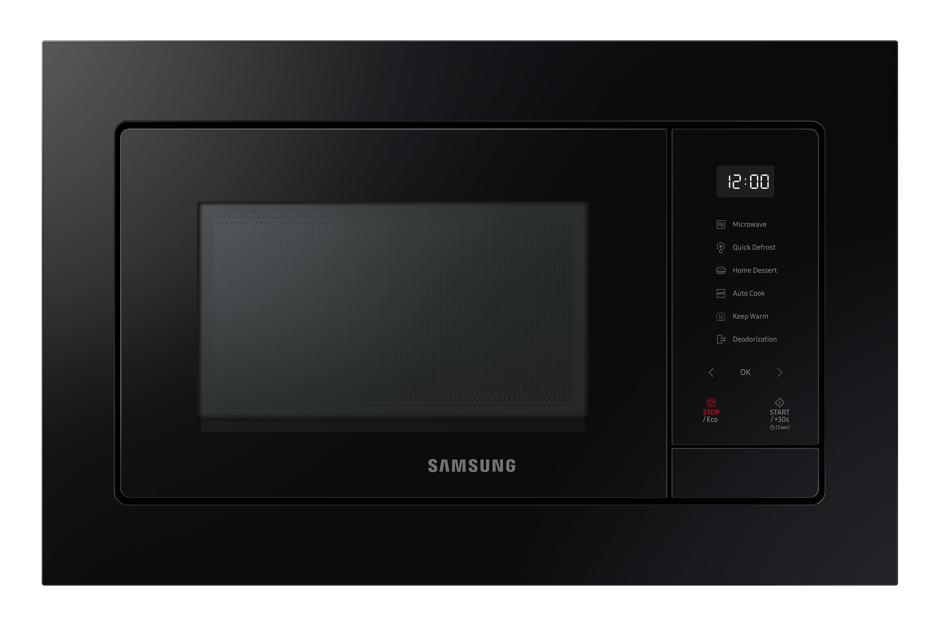 Samsung MS23A7318AK Mikrobølgeovn Sort/sort glas