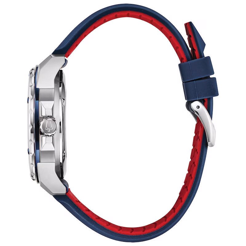Bulova Marine Star hvidt herreur 98a225
