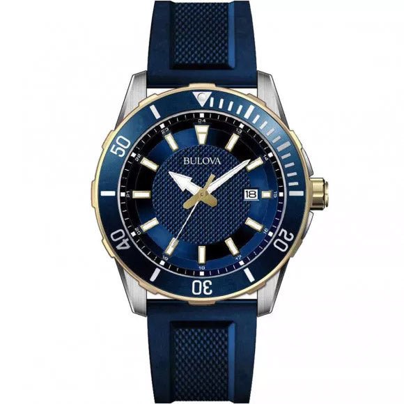 Bulova Exclusive blåt herreur 98b345