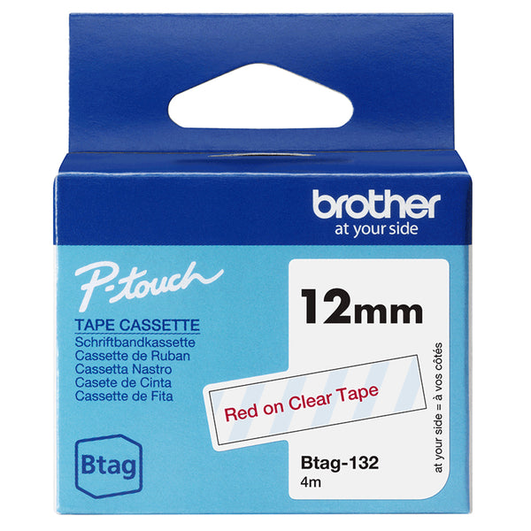 Brother BTAG-132 Mærkattape Rulle (1,2 cm x 4 m) 1kassette(r)
