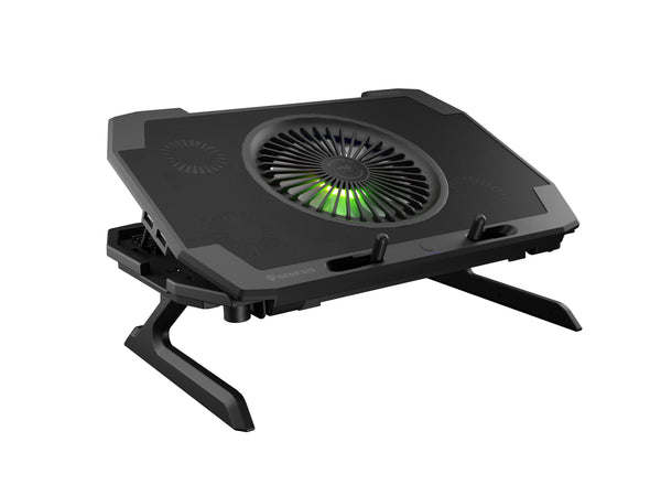 GENESIS Oxid 850 køling til laptop 43,9 cm (17.3) 2500 rpm Sort