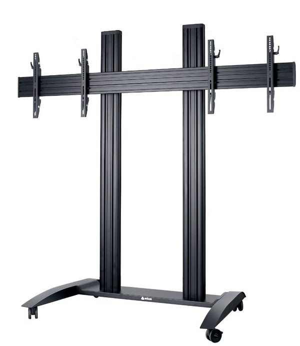 EDBAK Premium Series Vogn med hjul 2 LCD / plasmapaneler 42-55