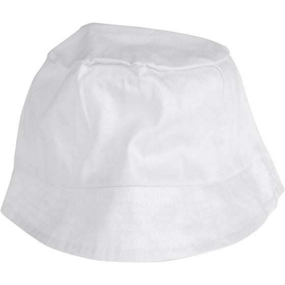 Bøllehat, str. 58 cm, hvid, 12 stk./ 1 pk.