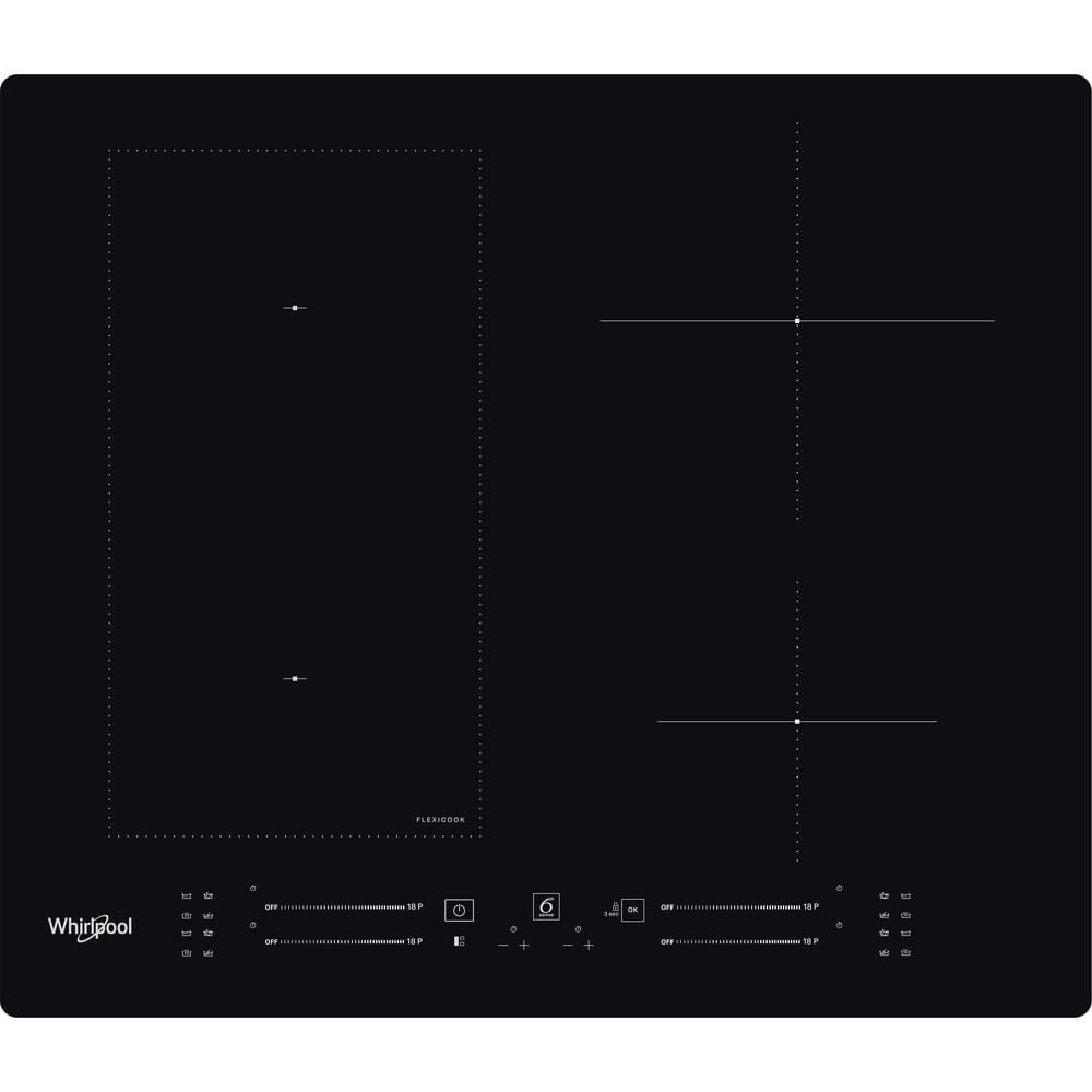 Whirlpool WL S7960 NE Sort Indbygget 60 cm Zone induktionskogeplade 4 zone(s)