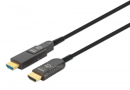 Manhattan HDMI-kabel med Ethernet-sæt 50m Sort