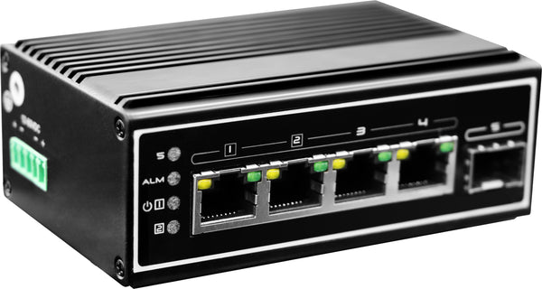 LevelOne IGP-0502 Switch 5-porte Gigabit  PoE+