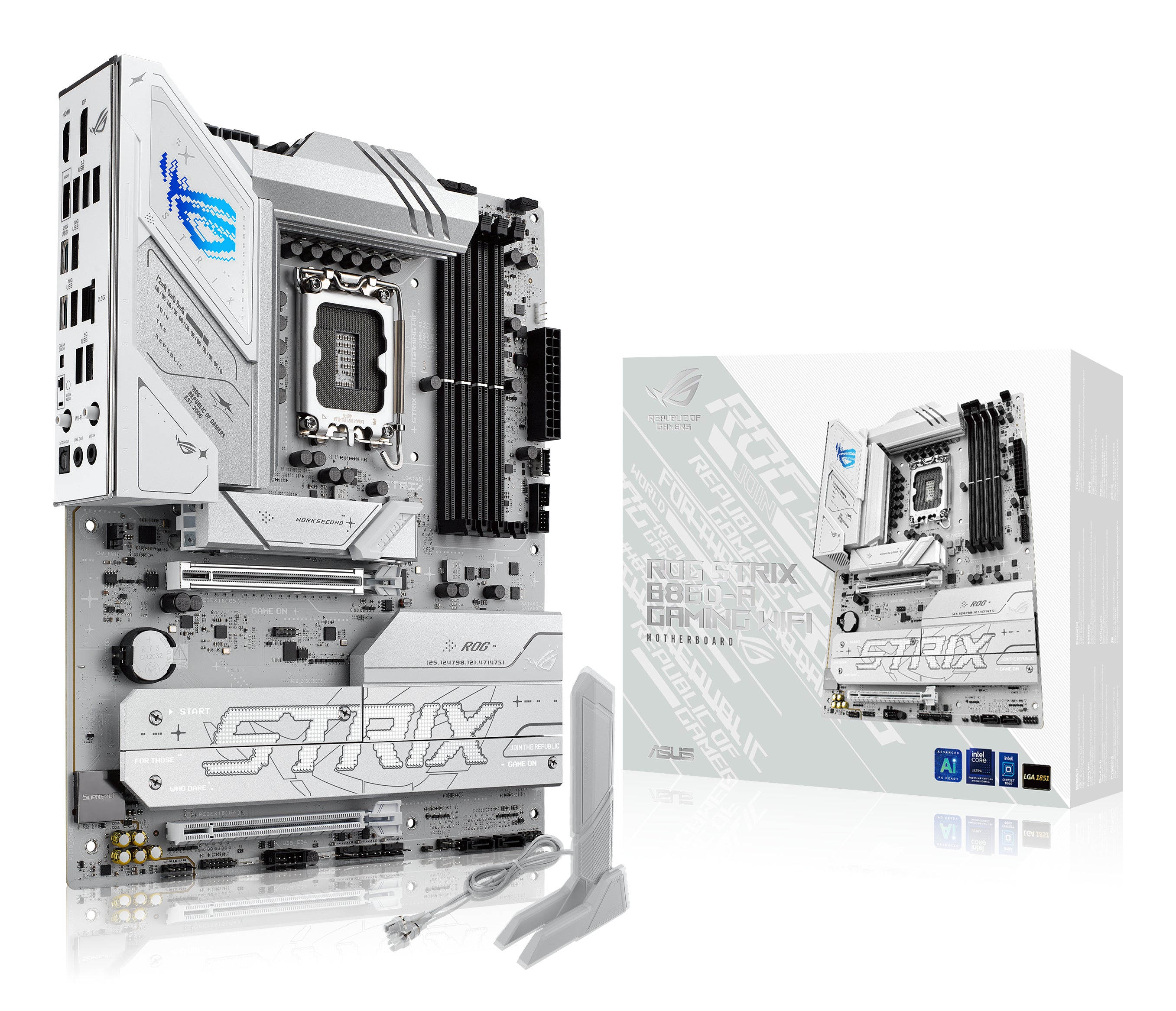 ASUS ROG STRIX B860-A GAMING WIFI ATX LGA1851 sokkel Intel B860