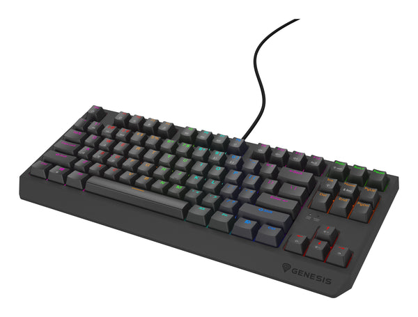 GENESIS Thor 230 TKL Lite tastatur Spil USB QWERTY Engelsk Sort