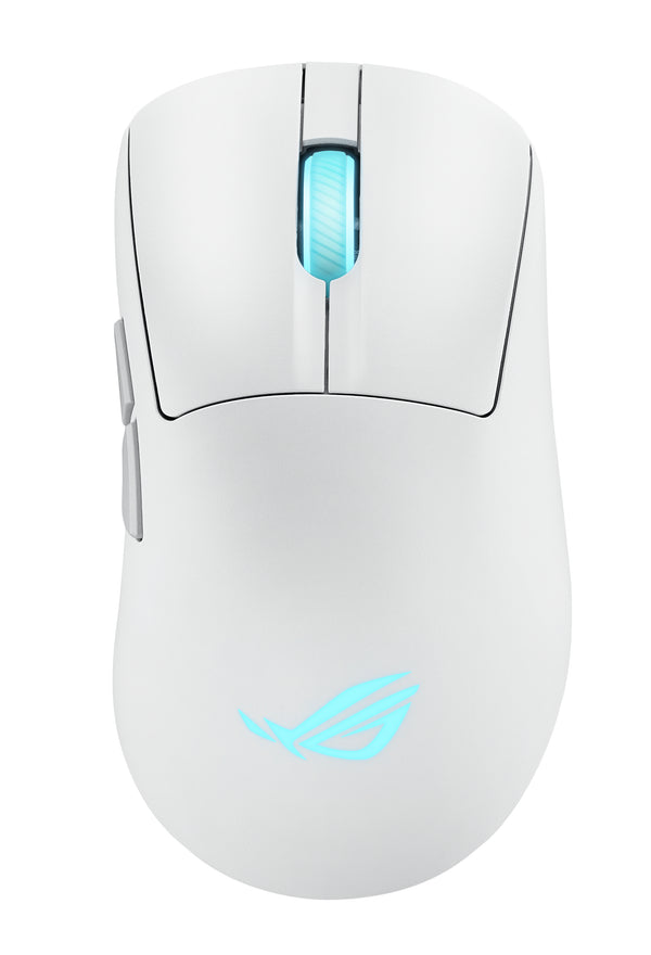 ASUS ROG Keris II Origin WHT mus Spil Højre hånd RF Wireless + Bluetooth + USB Type-A Optisk 42000 dpi