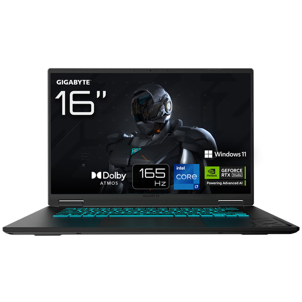 GIGABYTE GAMING A16 CWHI3DEC94SH laptop Intel® Core™ i7 i7-13620H 40,6 cm (16) WQXGA 16 GB DDR5-SDRAM 1 TB SSD NVIDIA GeForce RTX 5070 Wi-Fi 6E (802.11ax) Windows 11 Home Sort