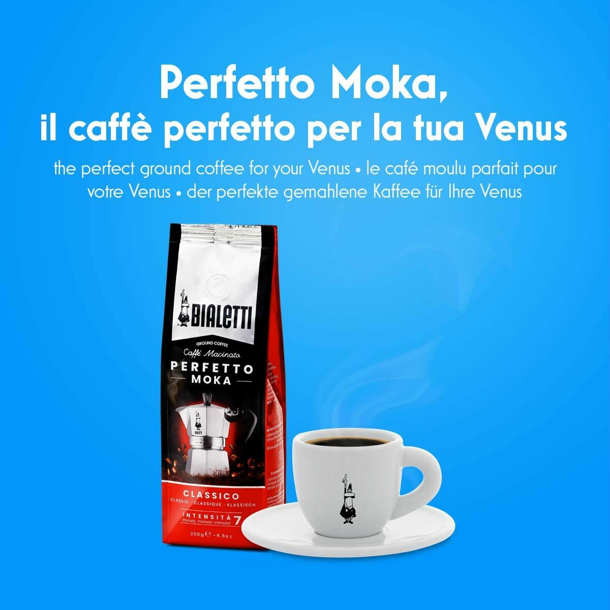 Italiensk Kaffekande Bialetti NEW VENUS Sølvfarvet Metal Rustfrit stål