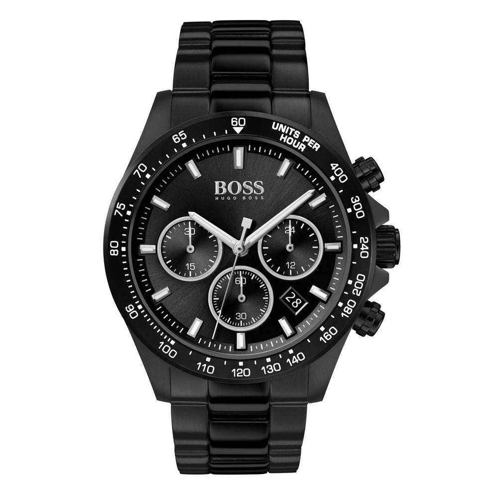 Hugo Boss herreur 1513754 Hero Chronograph sort rustfrit stål