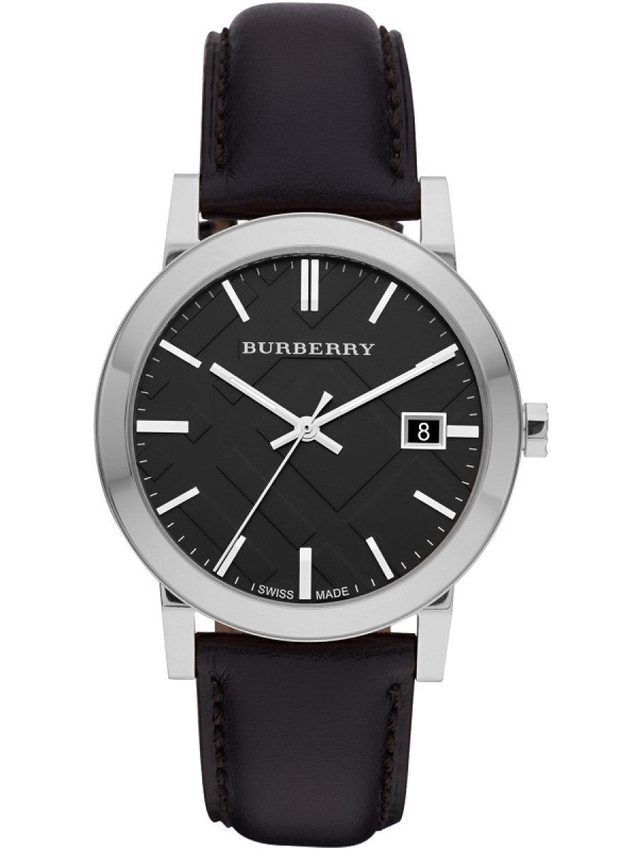 Burberry herreur The City Check sort Bu9009