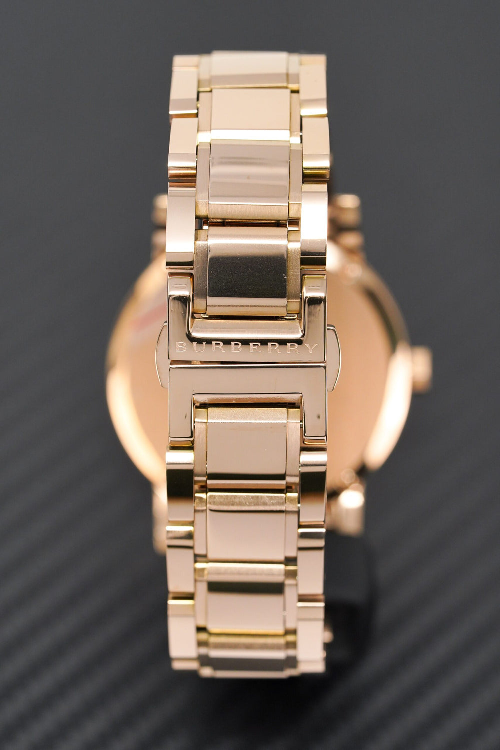 Burberry dameur The City roseguld PVD-belægning Bu9004