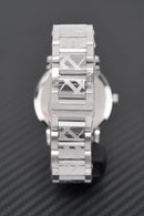 Burberry herreur The City Engraved Checked stål Bu9037