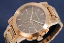 Burberry herreur Chronograph The City roseguld Bu9353