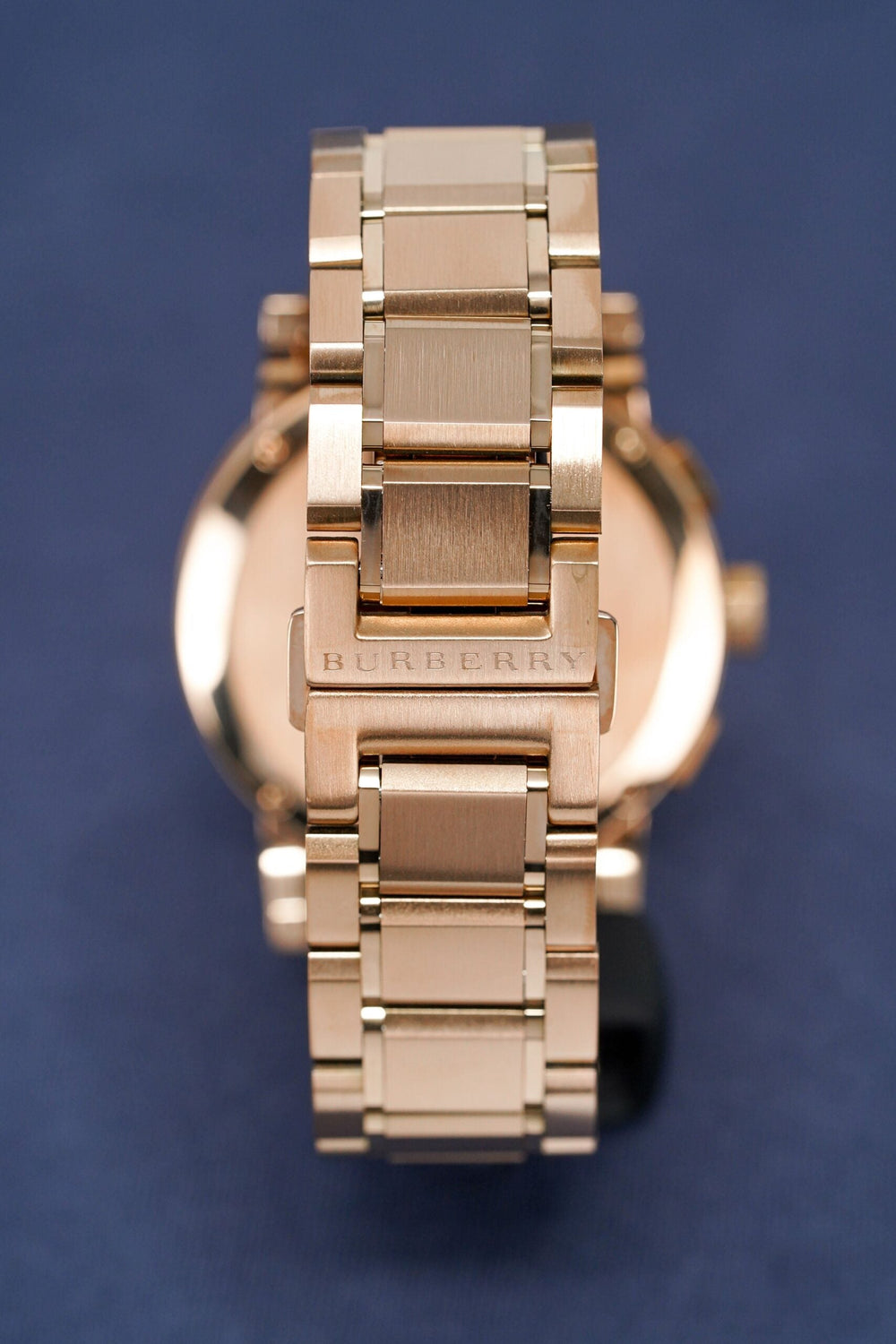 Burberry herreur Chronograph The City roseguld Bu9353