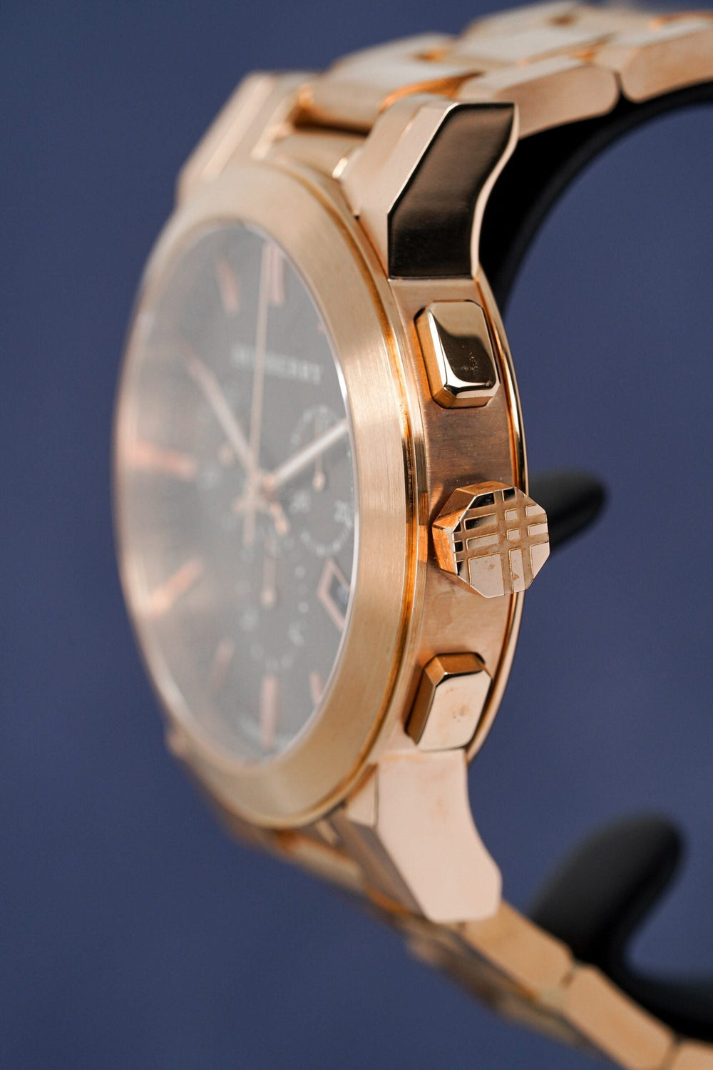 Burberry herreur Chronograph The City roseguld Bu9353