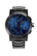 Burberry herreur Chronograph The City Gun Metal Bu9365