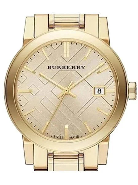 Burberry dameur The City guldfarvet Bu9134
