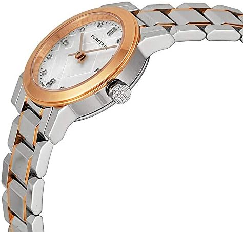 Burberry dameur The City Diamonds 26mm tofarvet guld Bu9214