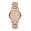 Burberry Unisex ur The City Engraved Check ur Bu9039