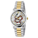 Gucci G-Timeless Snake herreur i stål med guldfarvet PVD-belægning YA1264075