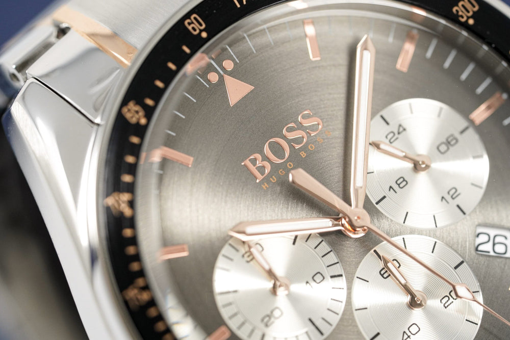 Hugo Boss Men S ur Chronograph Trophy grå Hb1513634