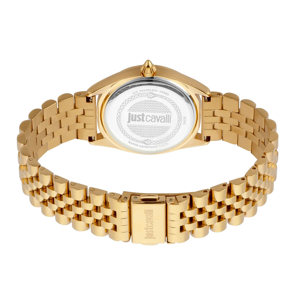 Just Cavalli Brillante guld grøn ur